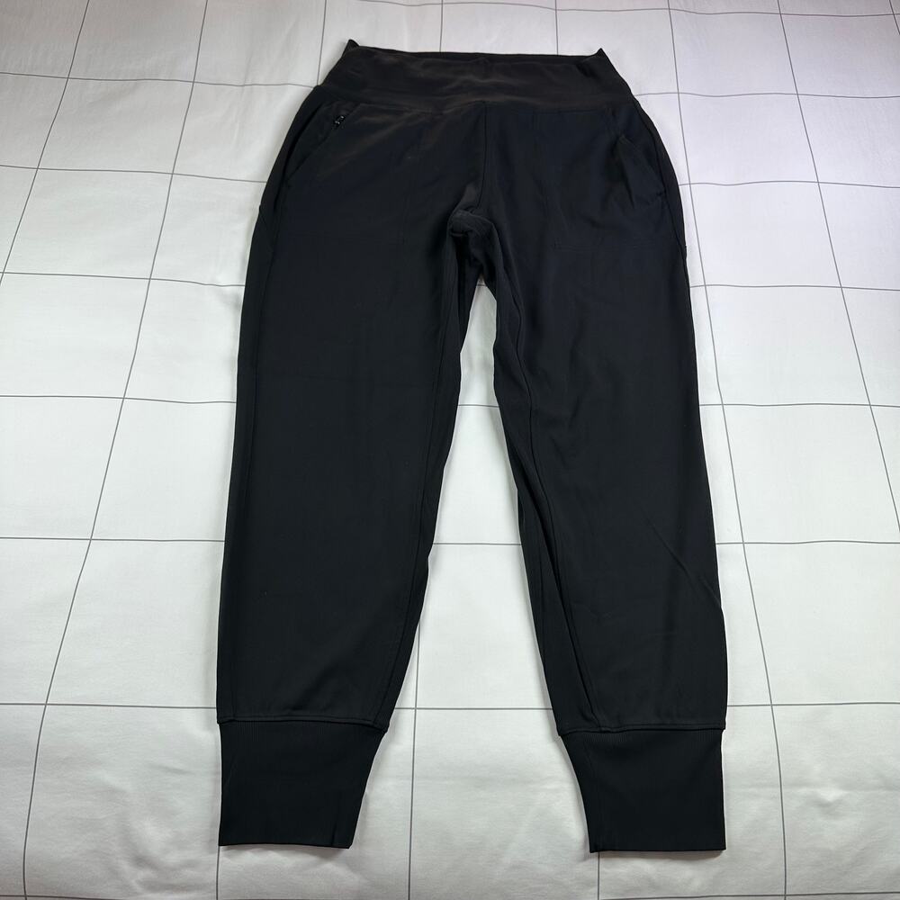 Athleta Pants Womens Medium Black Venice Jogger Casual Pull On Athleisure Travel - Picture 2 of 12